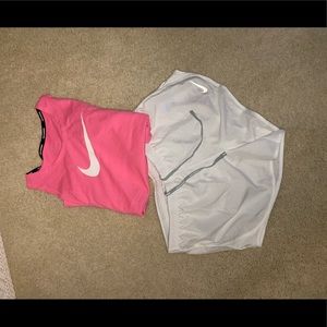 Nike white running shorts size M